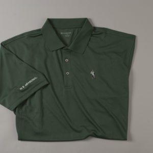Green Golf Shirt - Harriton M353