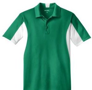 Mens Green/White Sport-Tek - ST655 Port Authority