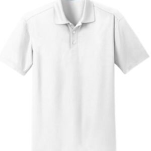 White Golf Shirt - Port Authority Dry Zone Grid Polo K572